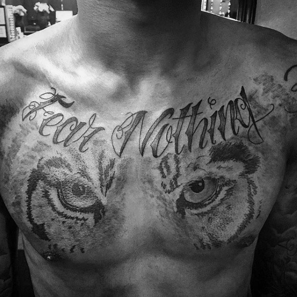 tatouage yeux de tigre 41