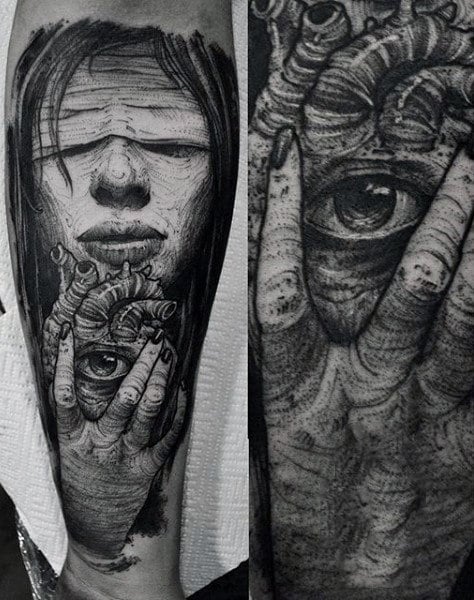tatouage coeur anatomique realiste 101