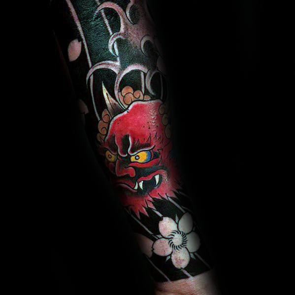 tatouage demon japonais oni 13