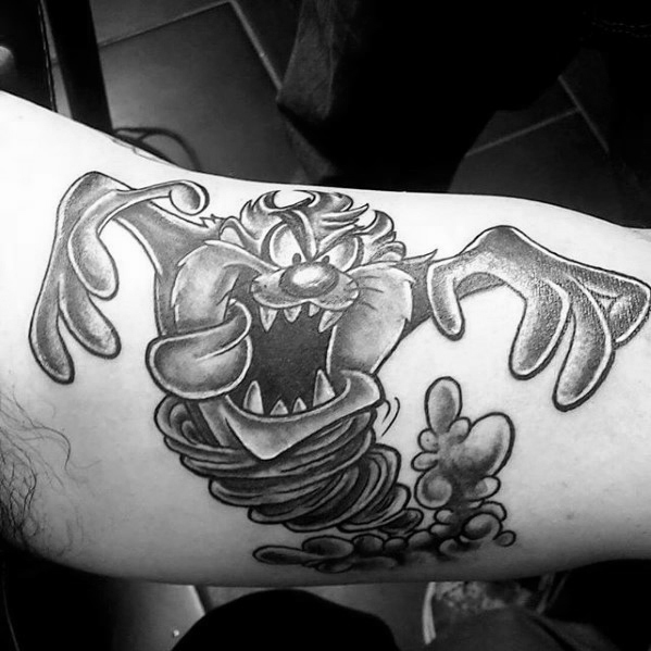 tatouage diable tasmanie taz 15