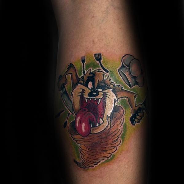 tatouage diable tasmanie taz 23