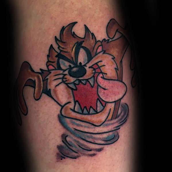tatouage diable tasmanie taz 39