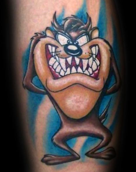 tatouage diable tasmanie taz 57