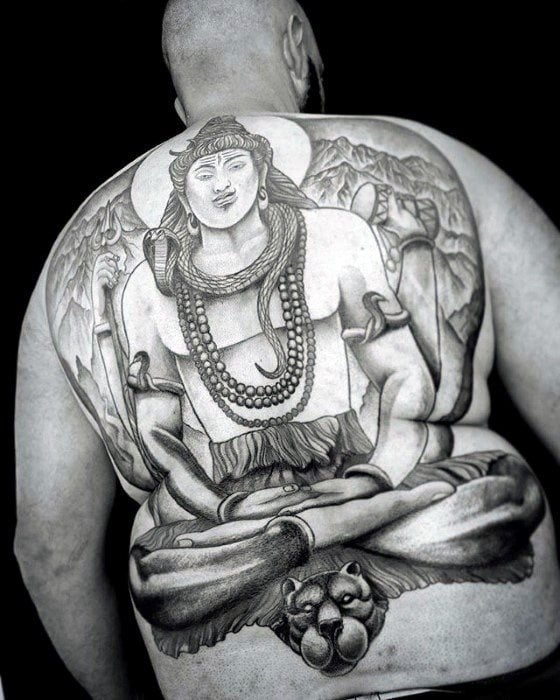 tatouage dieu shiva 01