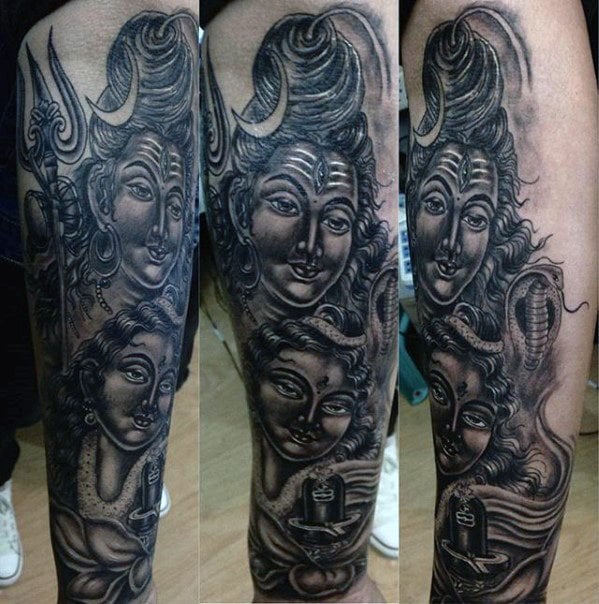 tatouage dieu shiva 37