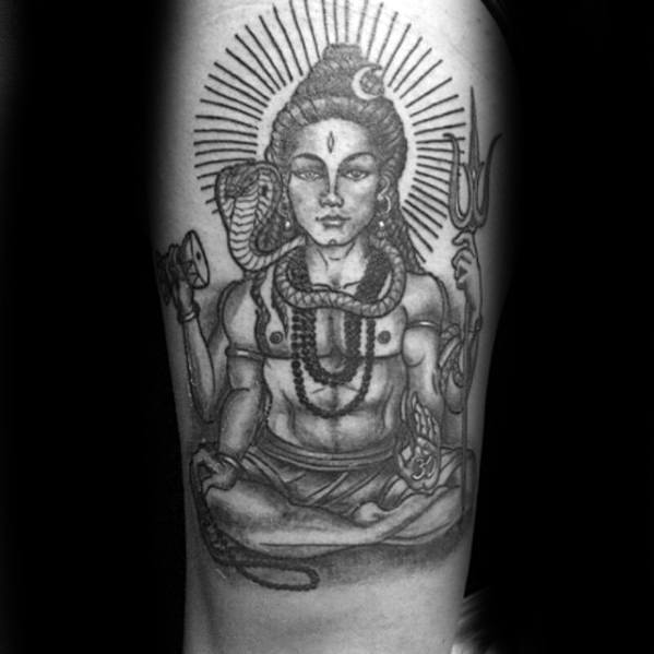 tatouage dieu shiva 79