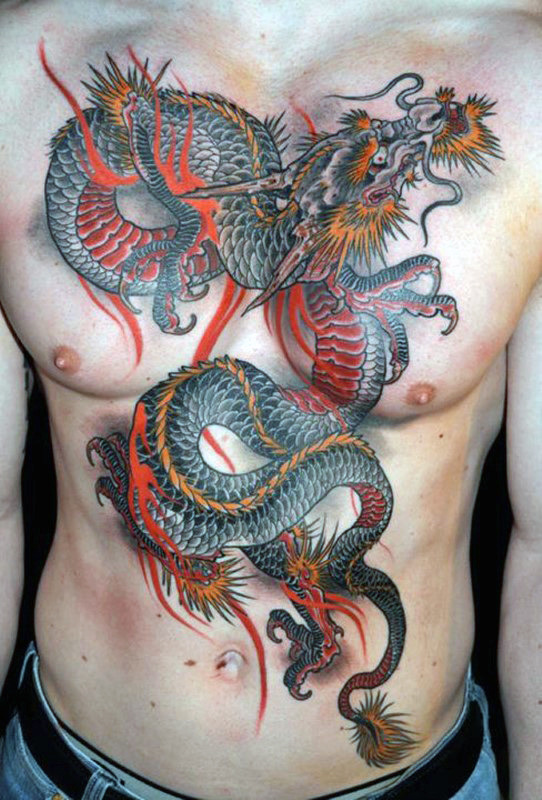 tatouage dragon chinois 17