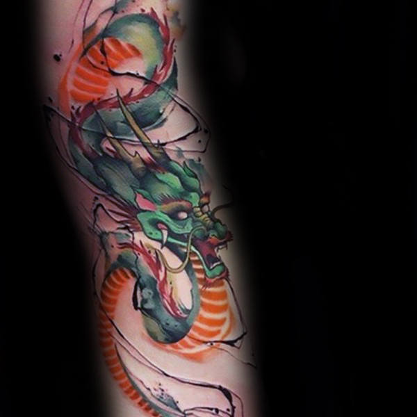 tatouage dragon chinois 27