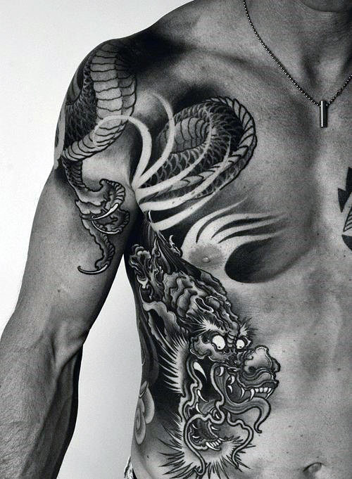tatouage dragon chinois 35