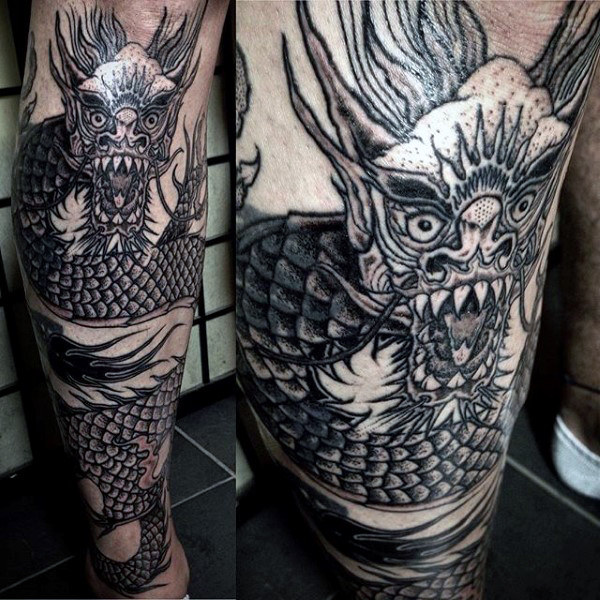 tatouage dragon chinois 39