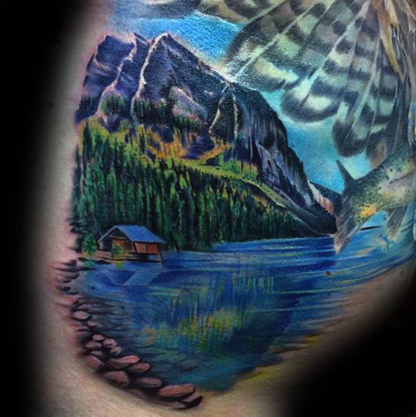 tatouage paysage 47