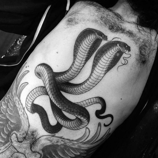 tatouage serpent deux tetes 01