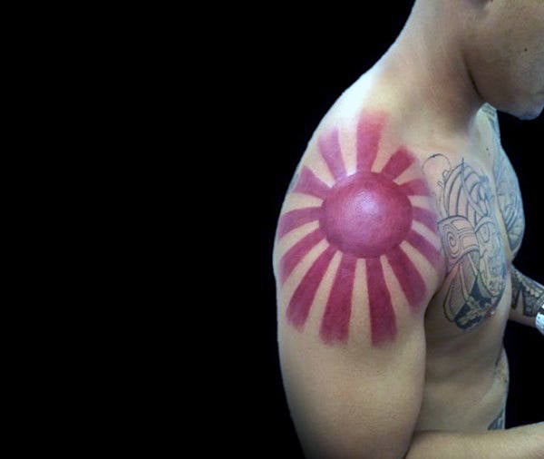 tatouage soleil levant 13
