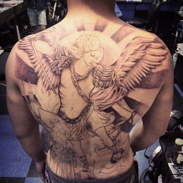 angel tattoo 130