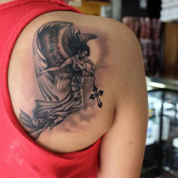 angel tattoo 134