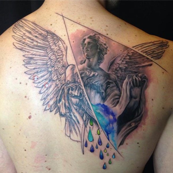 angel tattoo 143