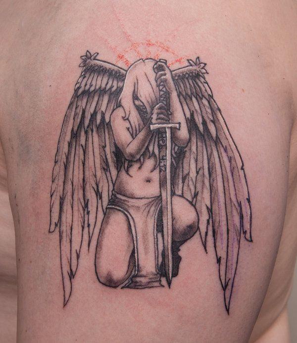 angel tattoo 153