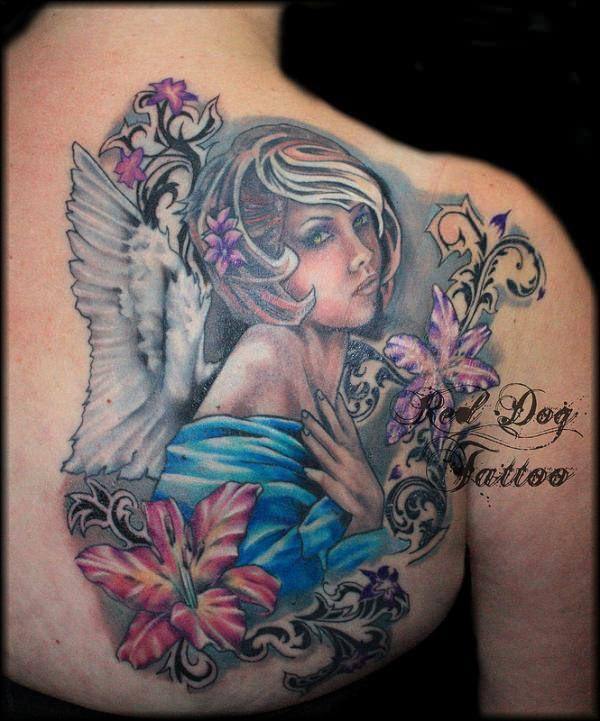 angel tattoo 167