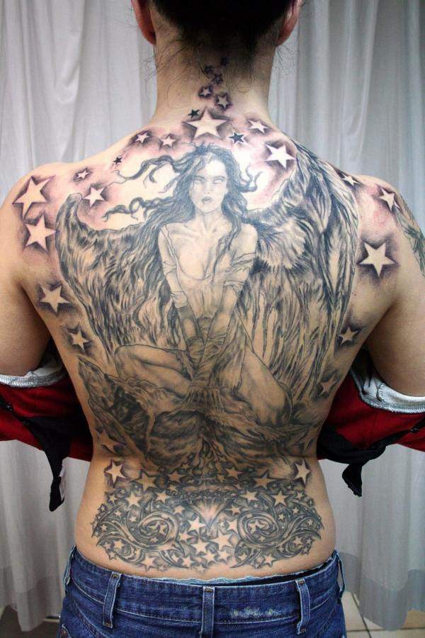 angel tattoo 169