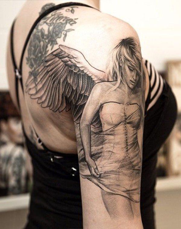 angel tattoo 174