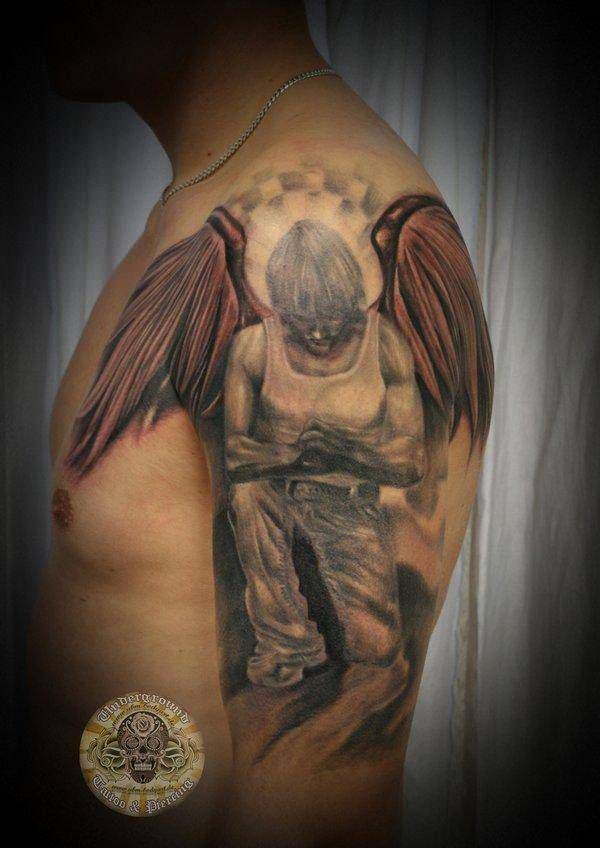 angel tattoo 200