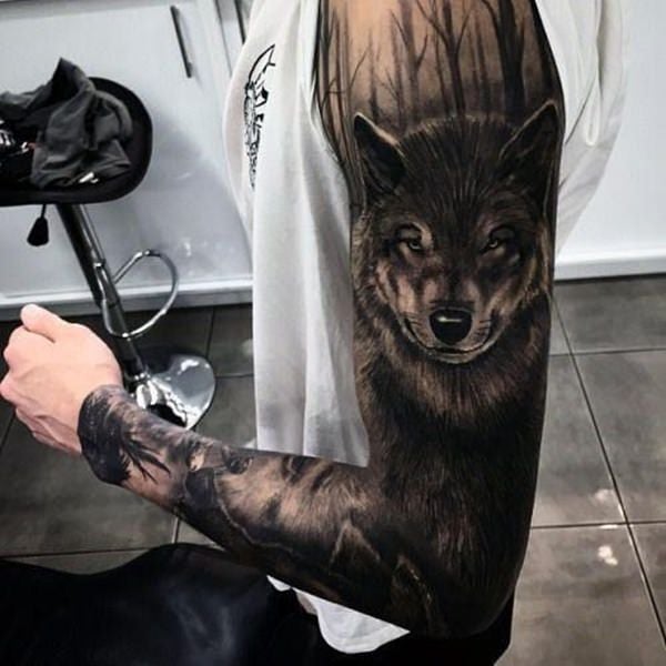 130 Τατουάζ με λύκους: Σχέδια και σημασίες