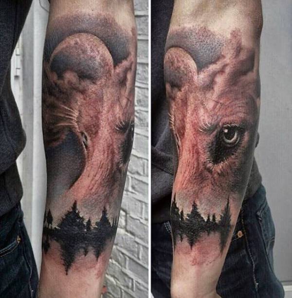 wolf tattoo 185
