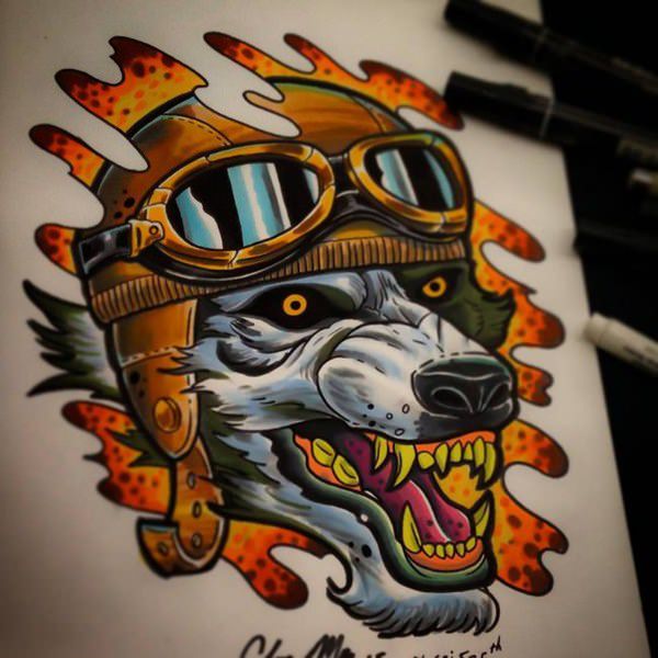 wolf tattoo 192