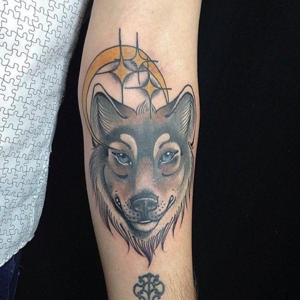wolf tattoo 200