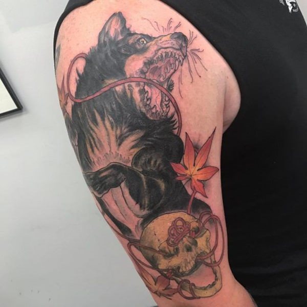 wolf tattoo 204