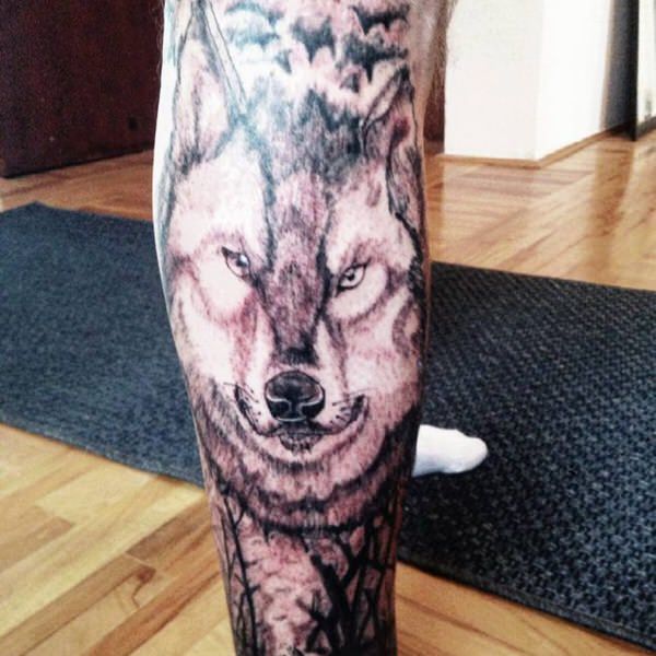 wolf tattoo 222