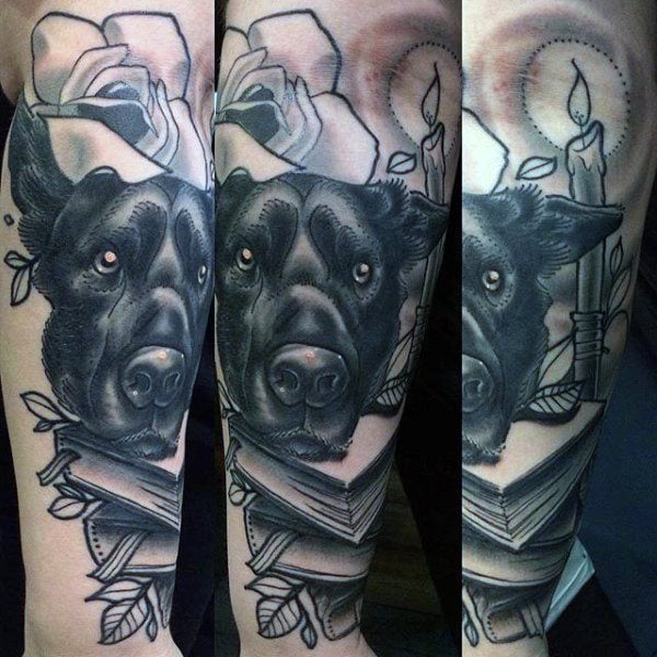 dog tattoo 60