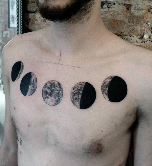 75 Ιδέες και σημασίες για τατουάζ με φάσεις της σελήνης