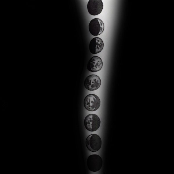 moon phases tattoo 33