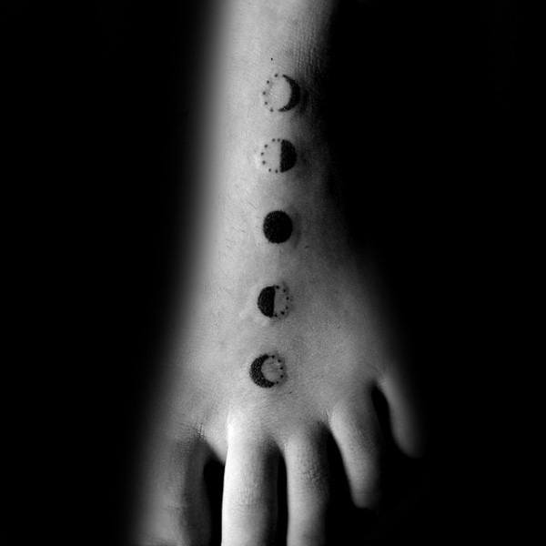 moon phases tattoo 85