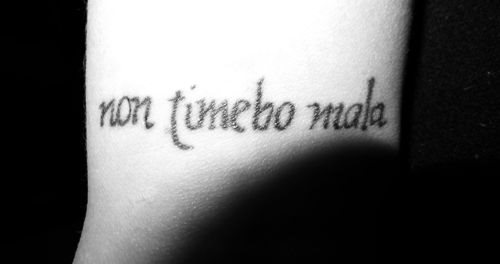 latin quote tattoo 112