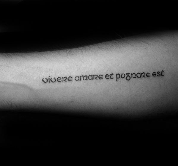 latin quote tattoo 66