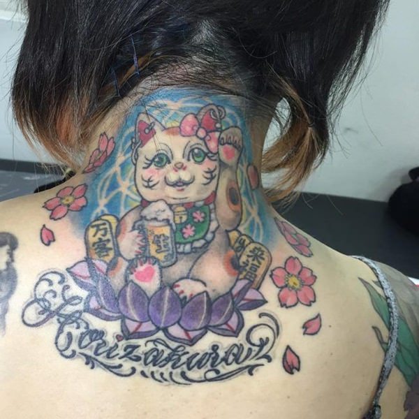 tatuaggio fiori di ciliegio 151