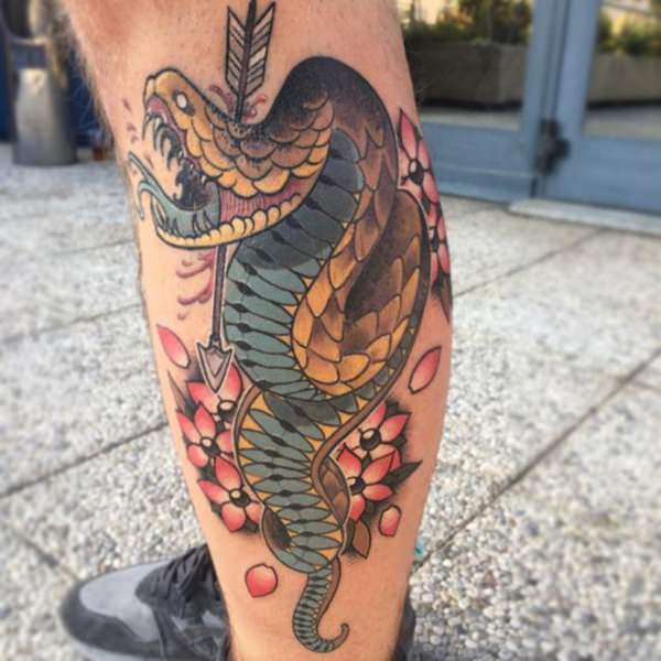 tatuaggio fiori di ciliegio 167