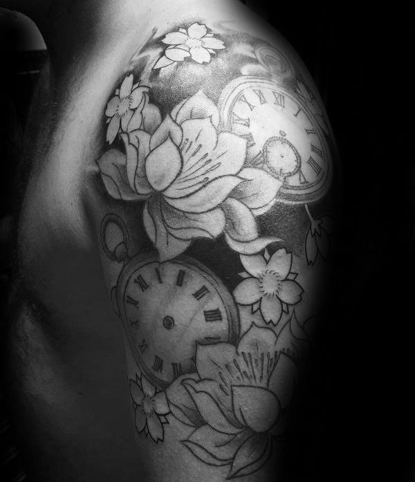 tatuaggio fiori di ciliegio 203