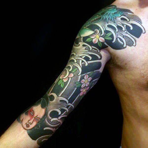 tatuaggio fiori di ciliegio 230