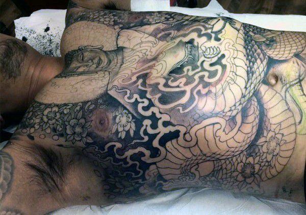 tatuaggio fiori di ciliegio 233