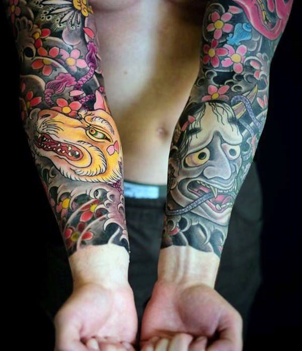 tatuaggio fiori di ciliegio 241