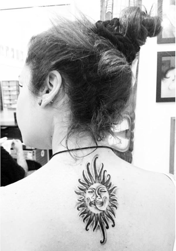 tatuaggio sole e luna 120