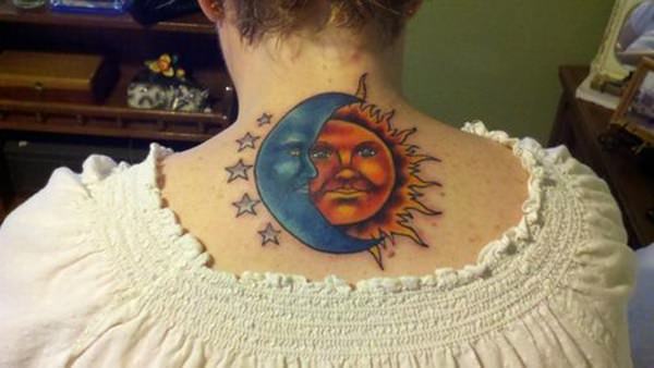 tatuaggio sole e luna 162