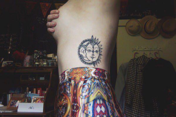 tatuaggio sole e luna 183