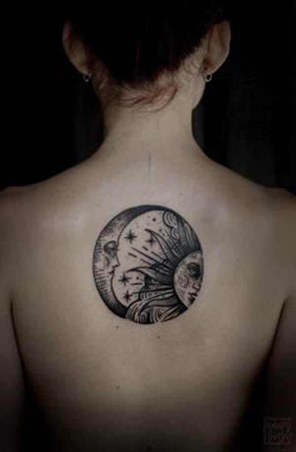 tatuaggio sole e luna 198