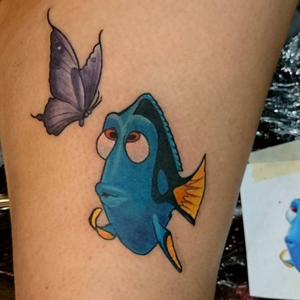 tatuaggio farfalla 116