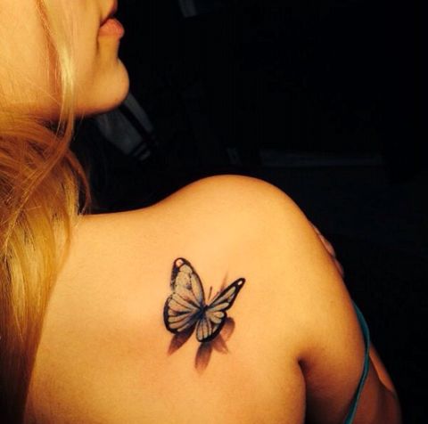 tatuaggio farfalla 1286