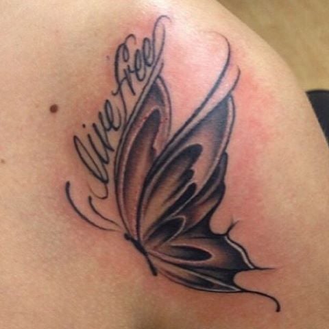 tatuaggio farfalla 337